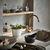 Affari of Sweden THYME Mortel med stöt, Svart - Azalea Home