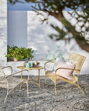 Affari of Sweden VISBY Trädgårdsbänk, Gul - Azalea Home