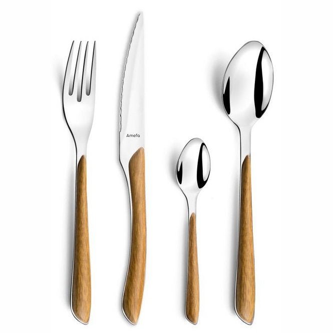 Amefa Eclat Bestickset 16 - Delar Natur - Azalea Home