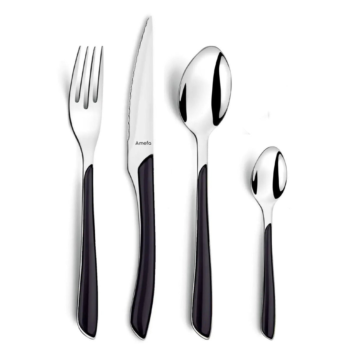 Amefa Eclat Bestickset 16 - delar Svart - Azalea Home