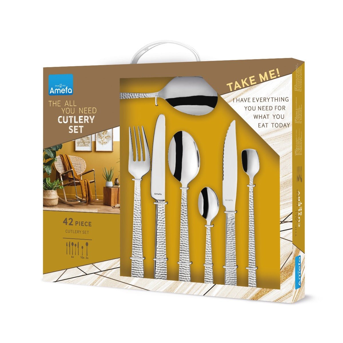 Amefa Felicity 42 delar All You need set - Azalea Home