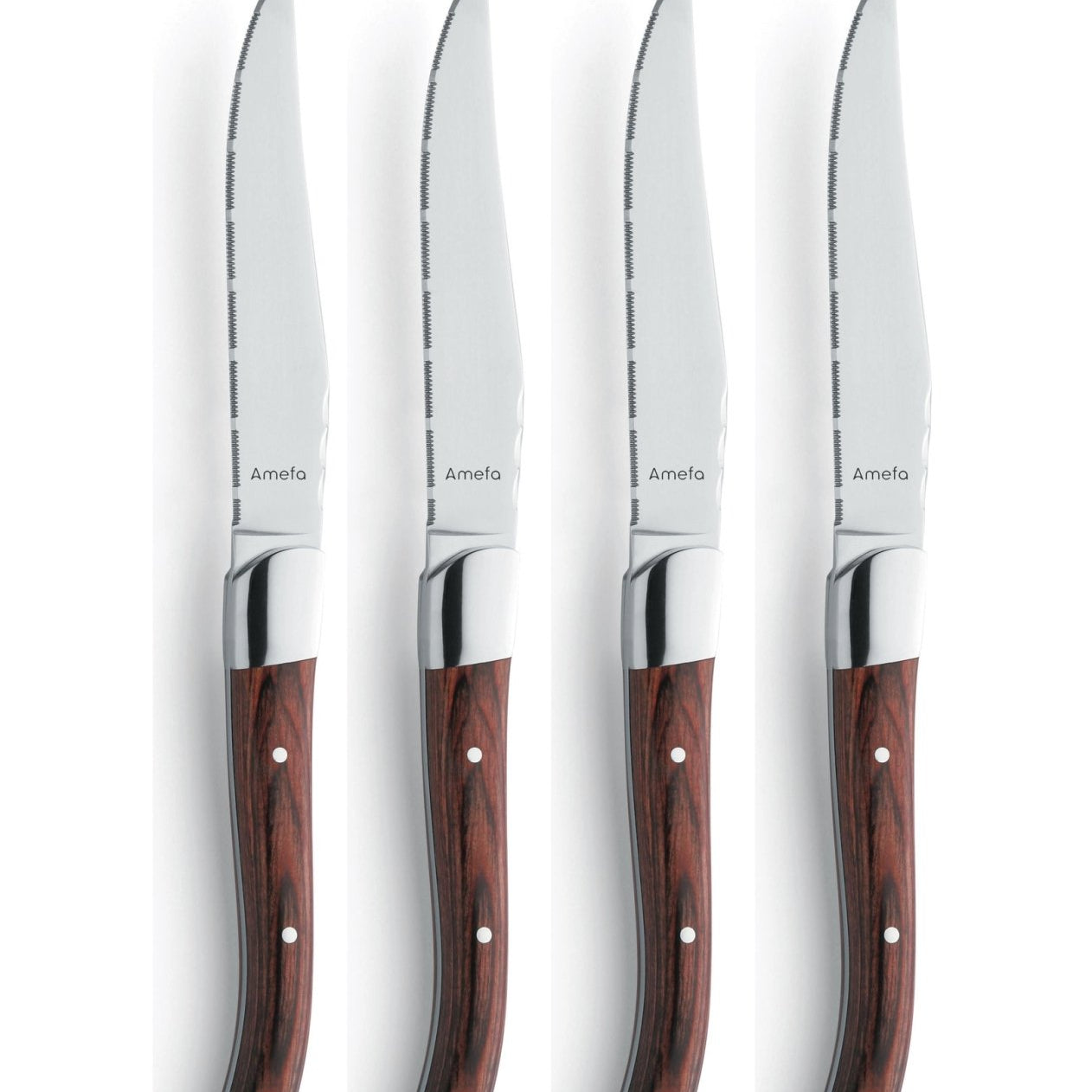 Amefa Grillkniv Royal Steak 4 - p Brown i träbox - Azalea Home