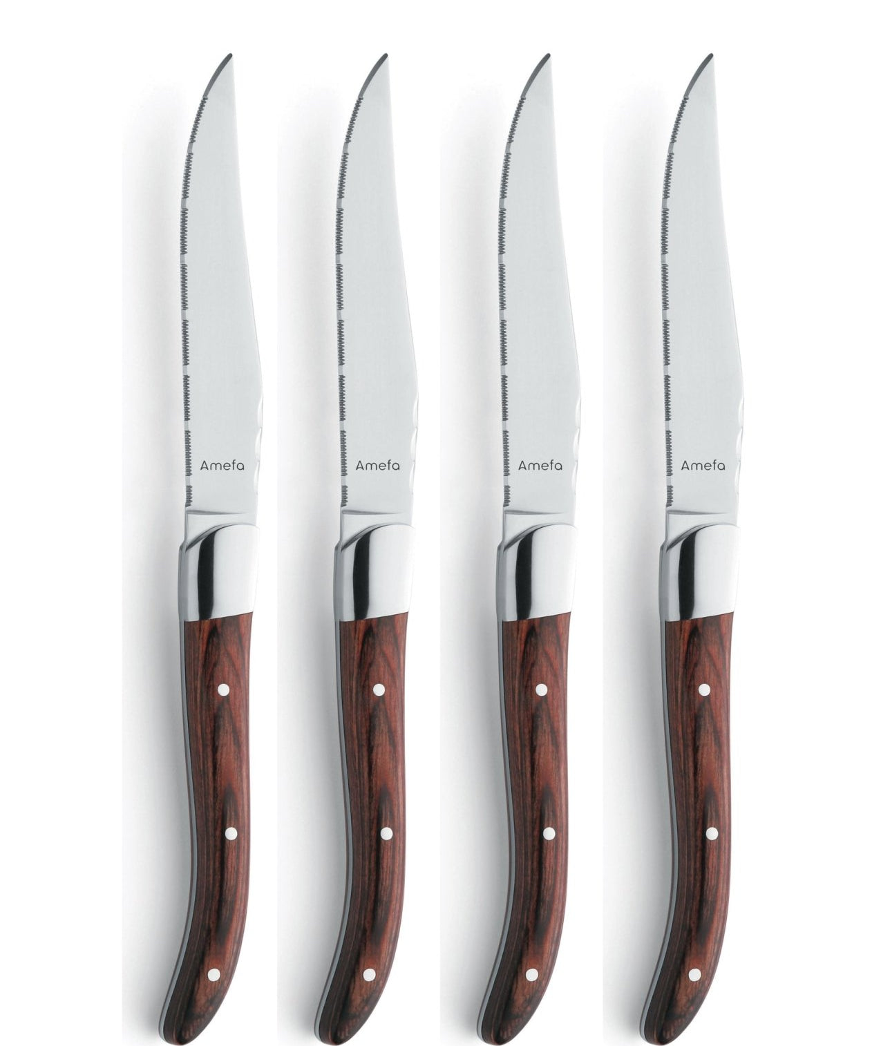 Amefa Grillkniv Royal Steak 4 - p Brown i träbox - Azalea Home