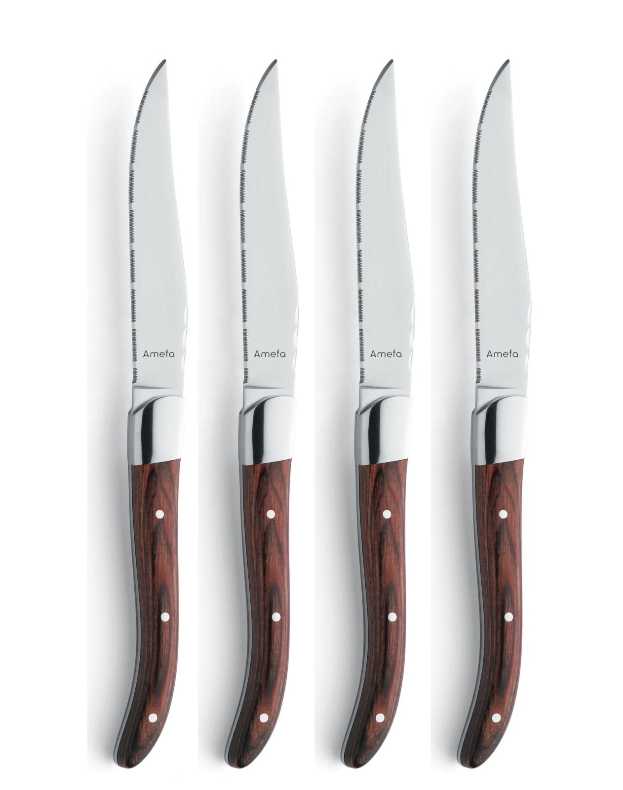 Amefa Grillkniv Royal Steak 4 - p Brown i träbox - Azalea Home