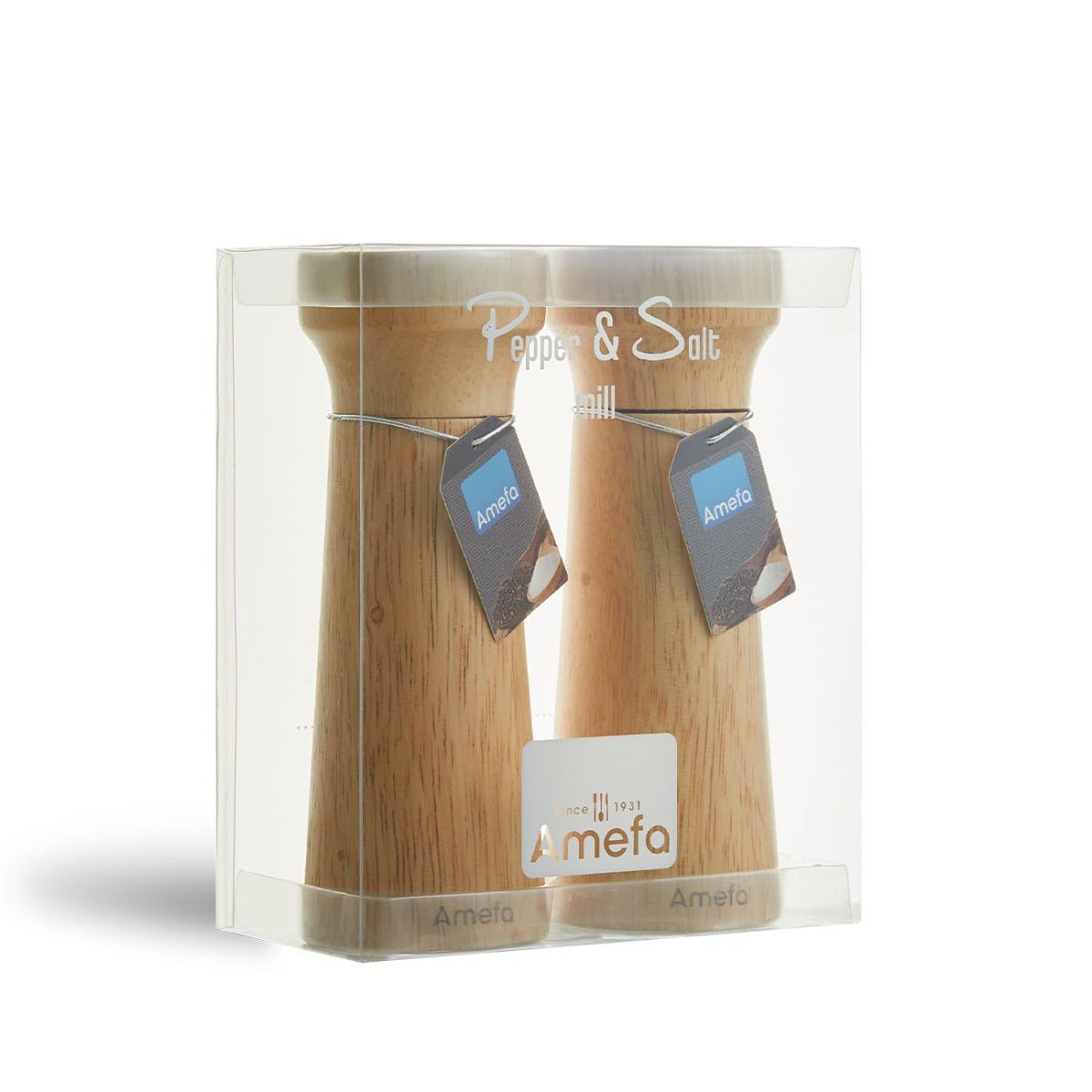 Amefa Salt & Pepparkvarn Modern Wood 15cm 2 - p - Azalea Home
