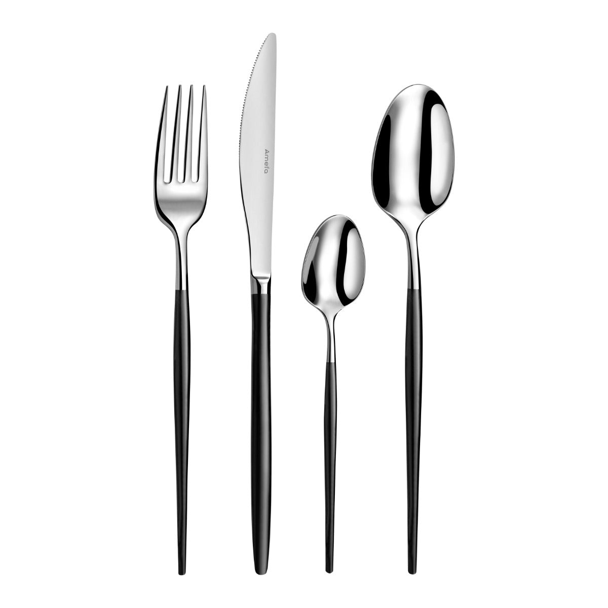 Amefa Soprano Bestickset 16 - delar Svart - Azalea Home