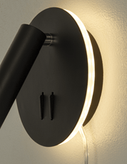 Aneta Lighting ACE vägglampa, svart - Azalea Home