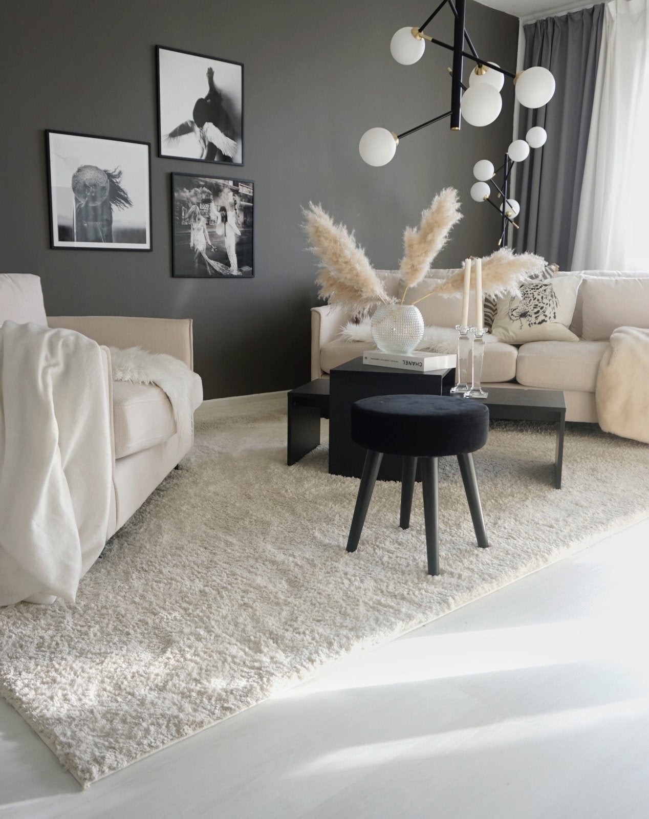 Aneta Lighting AKROBAT taklampa, svart - Azalea Home