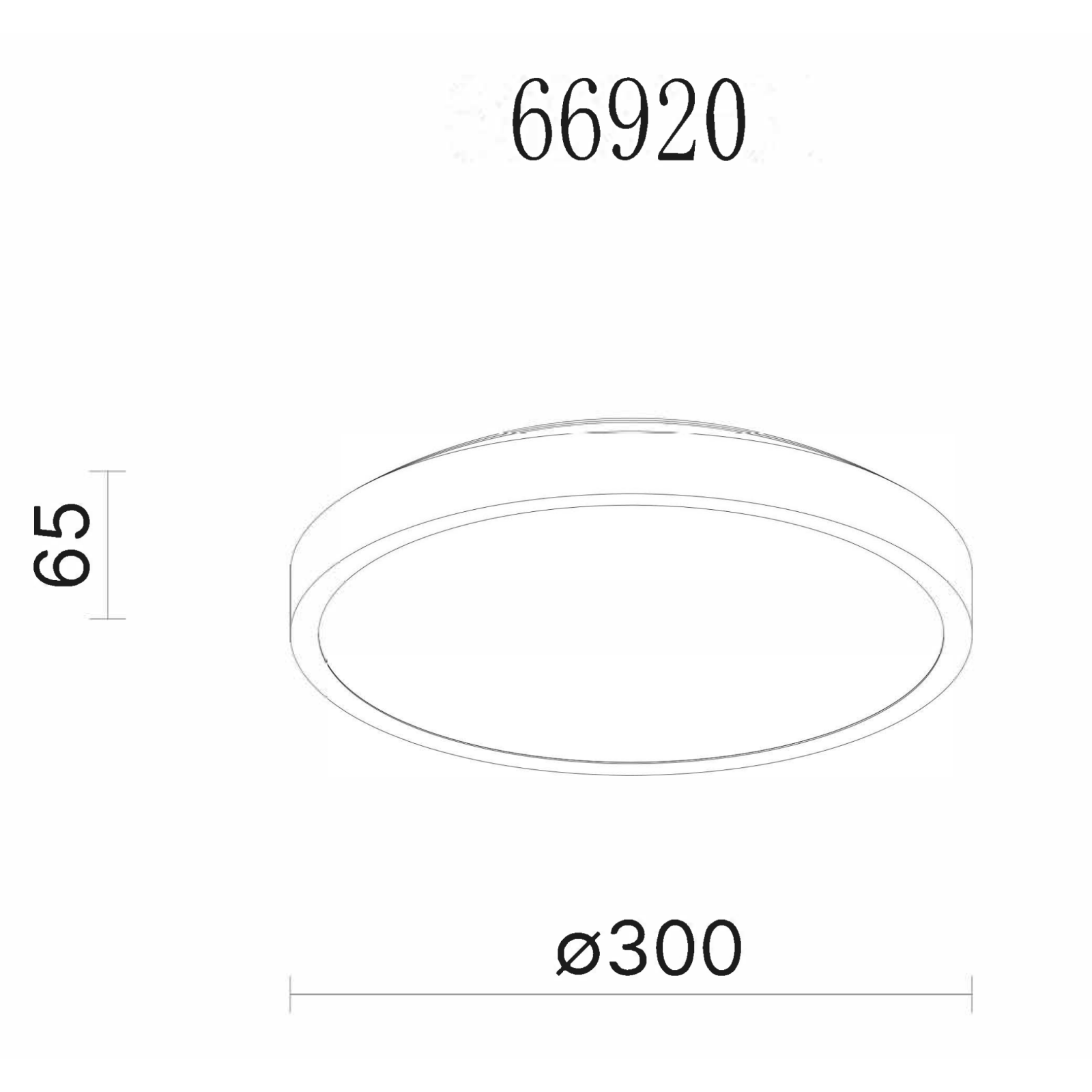Aneta Lighting ANILLO plafond, vit - Azalea Home