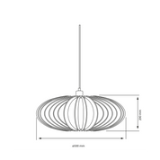 Aneta Lighting ARCOS taklampa, svart - Azalea Home