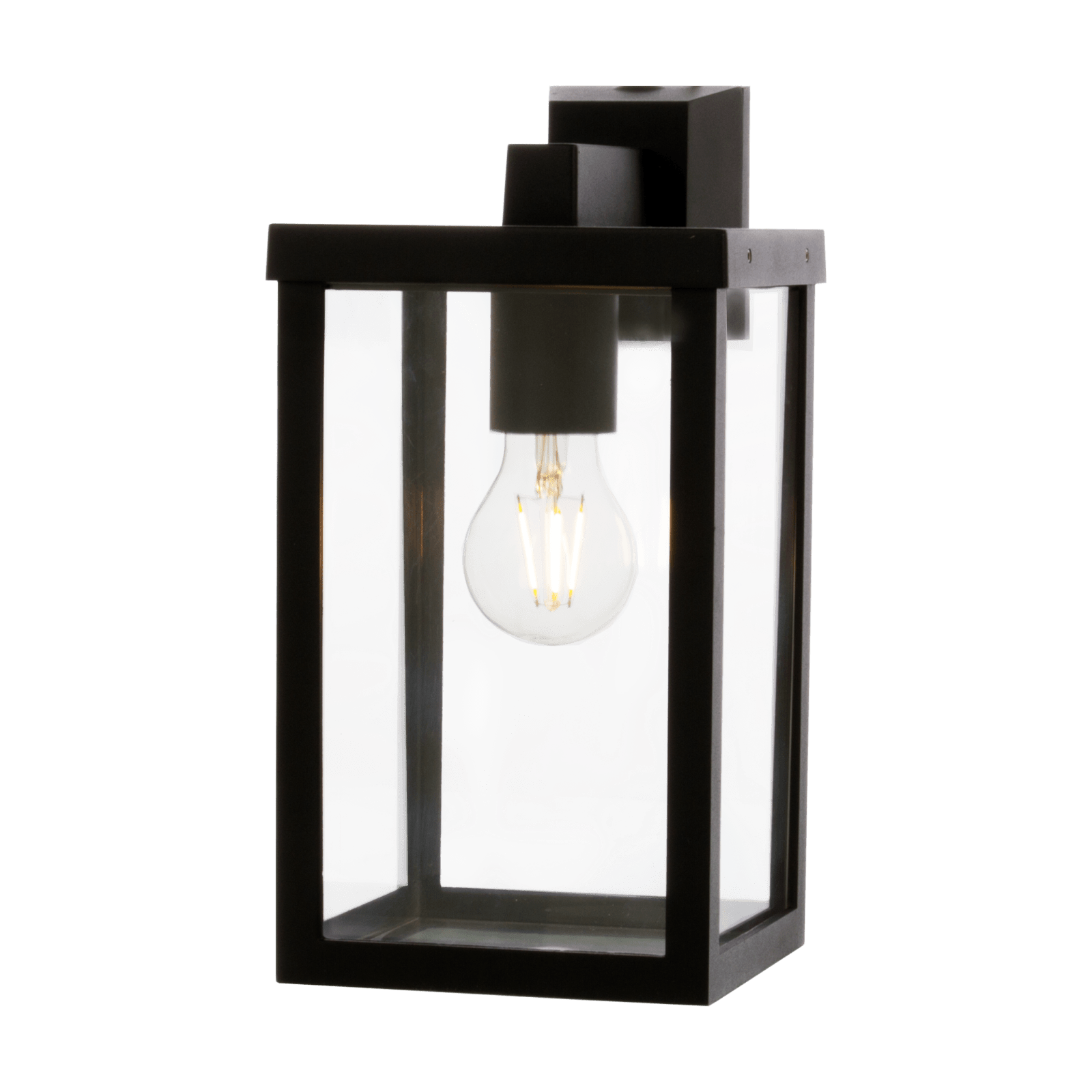 Aneta Lighting ARENDAL vägglampa ute, liten svart - Azalea Home