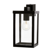 Aneta Lighting ARENDAL vägglampa ute, liten svart - Azalea Home