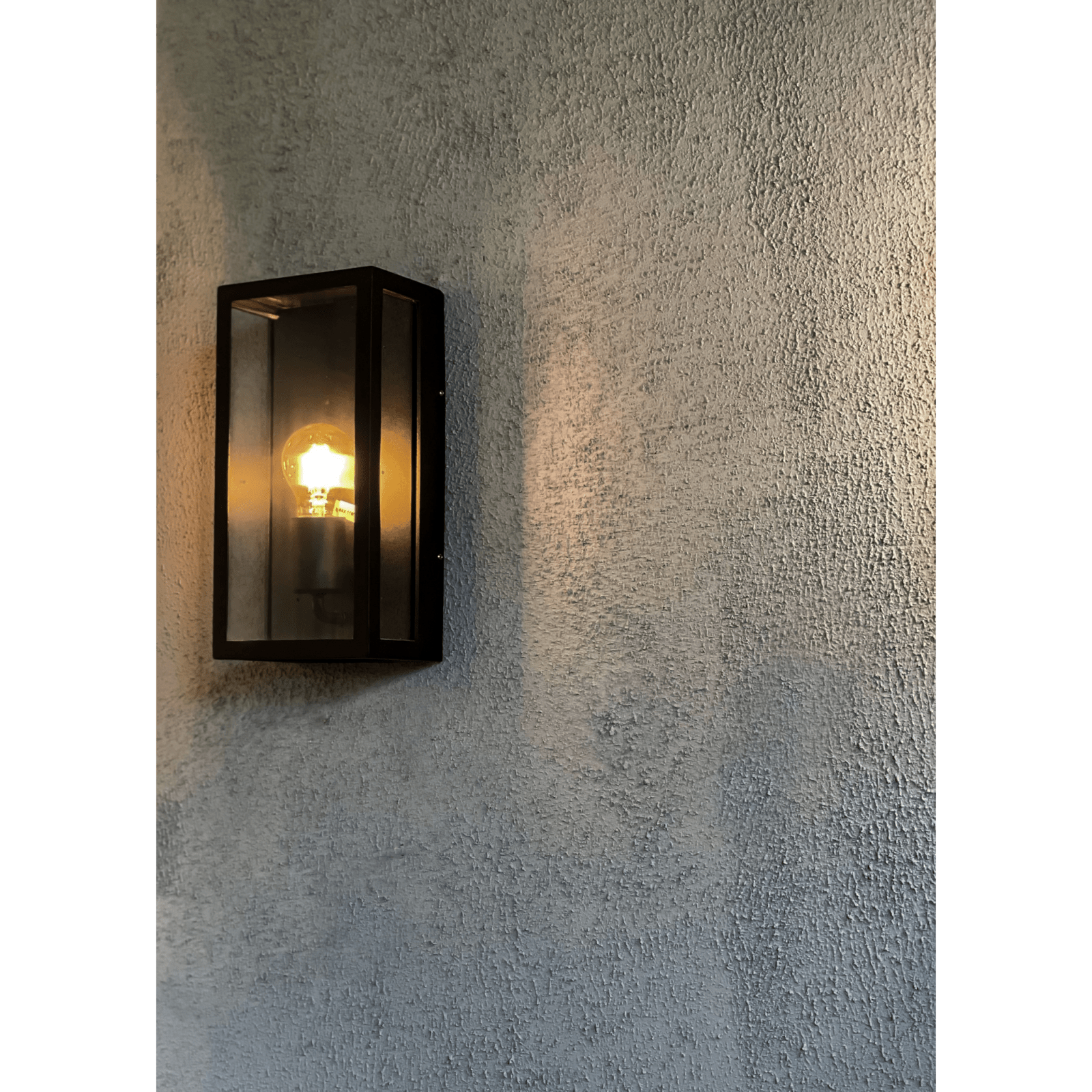 Aneta Lighting ARENDAL vägglampa ute, svart - Azalea Home
