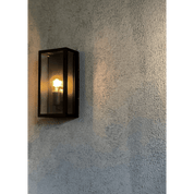 Aneta Lighting ARENDAL vägglampa ute, svart - Azalea Home