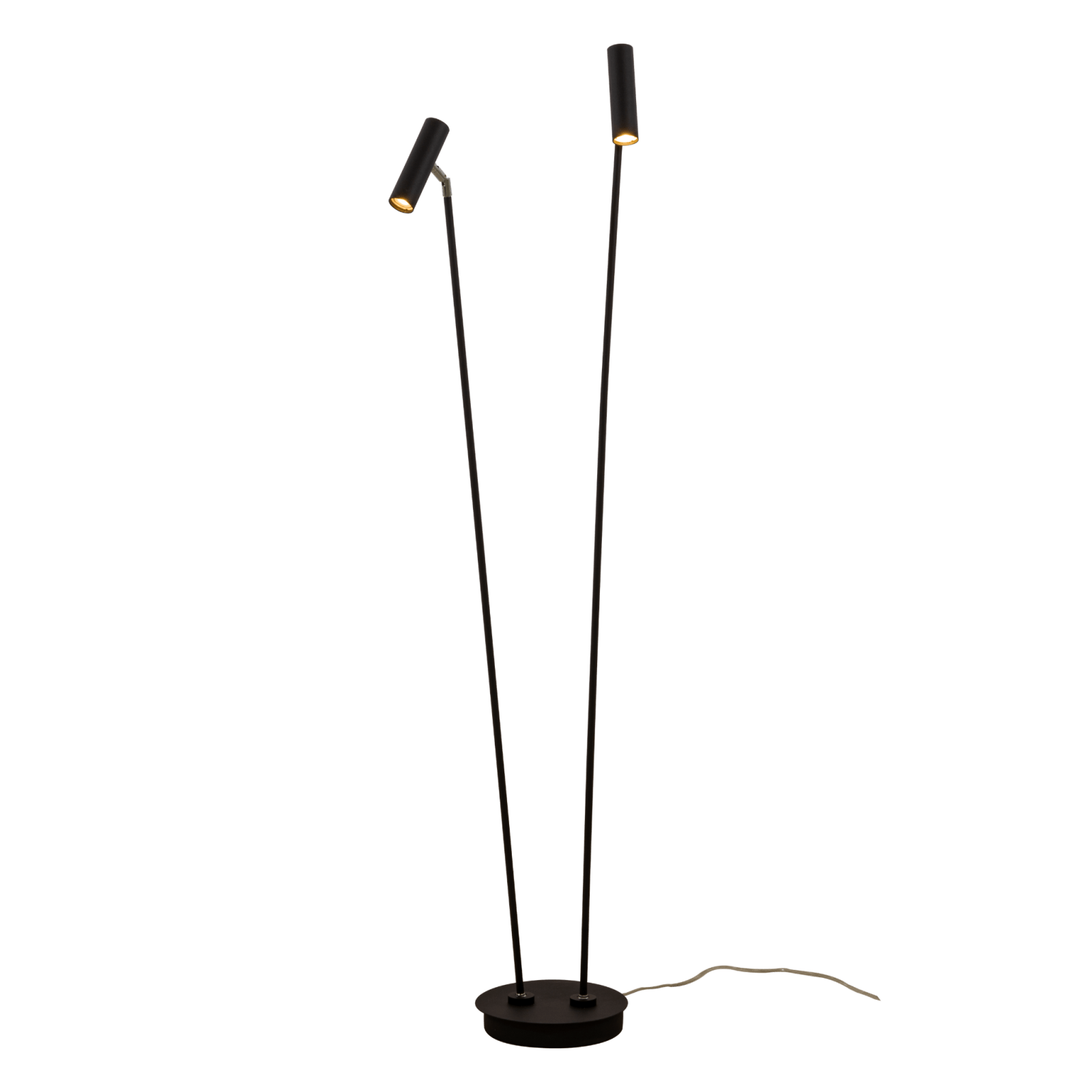 Aneta Lighting ARTIC golvlampa dubbel, svart - Azalea Home