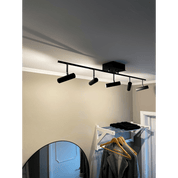 Aneta Lighting ARTIC takspot rak 5:a, svart - Azalea Home