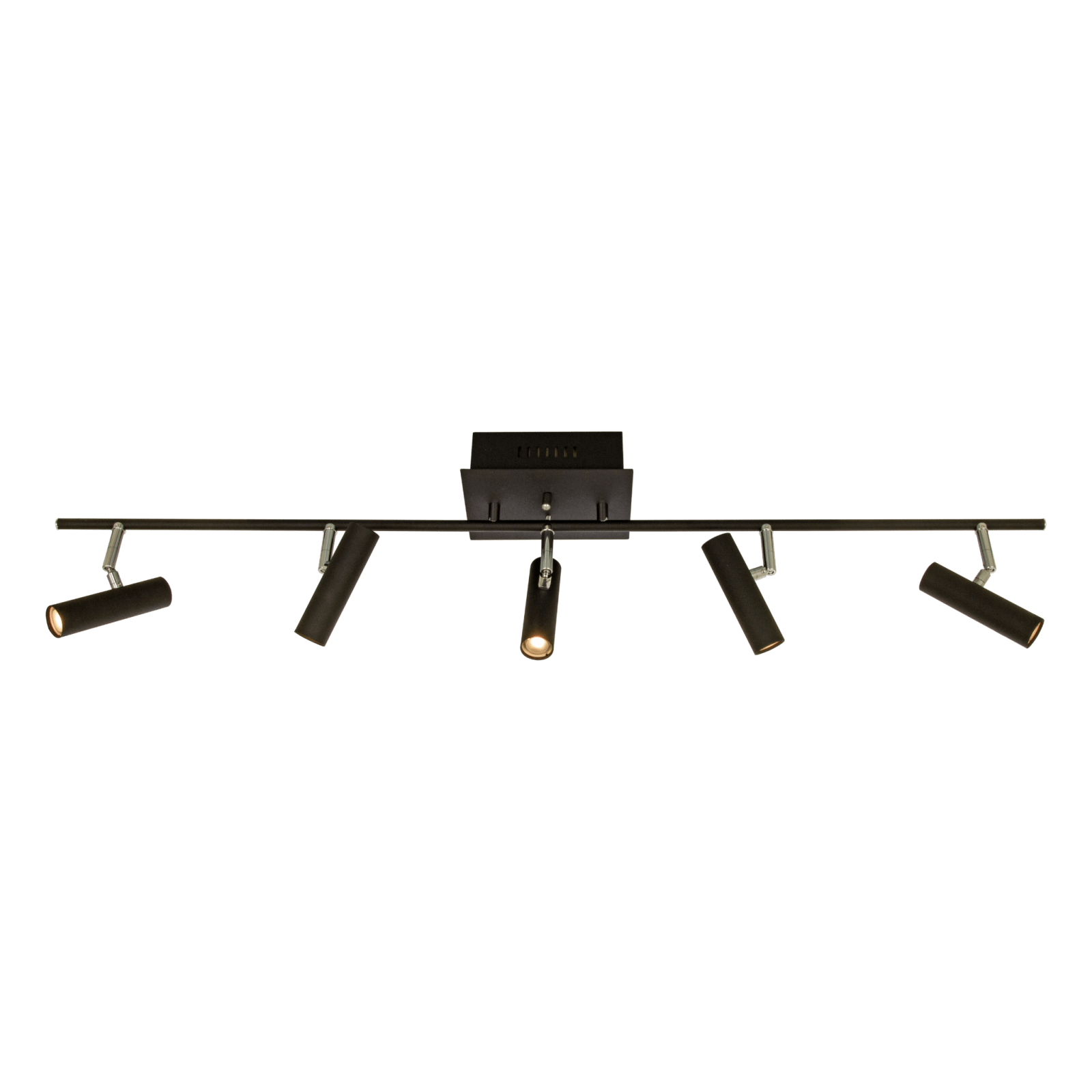 Aneta Lighting ARTIC takspot rak 5:a, svart - Azalea Home