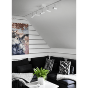 Aneta Lighting ARTIC takspot rak 5:a, vit - Azalea Home