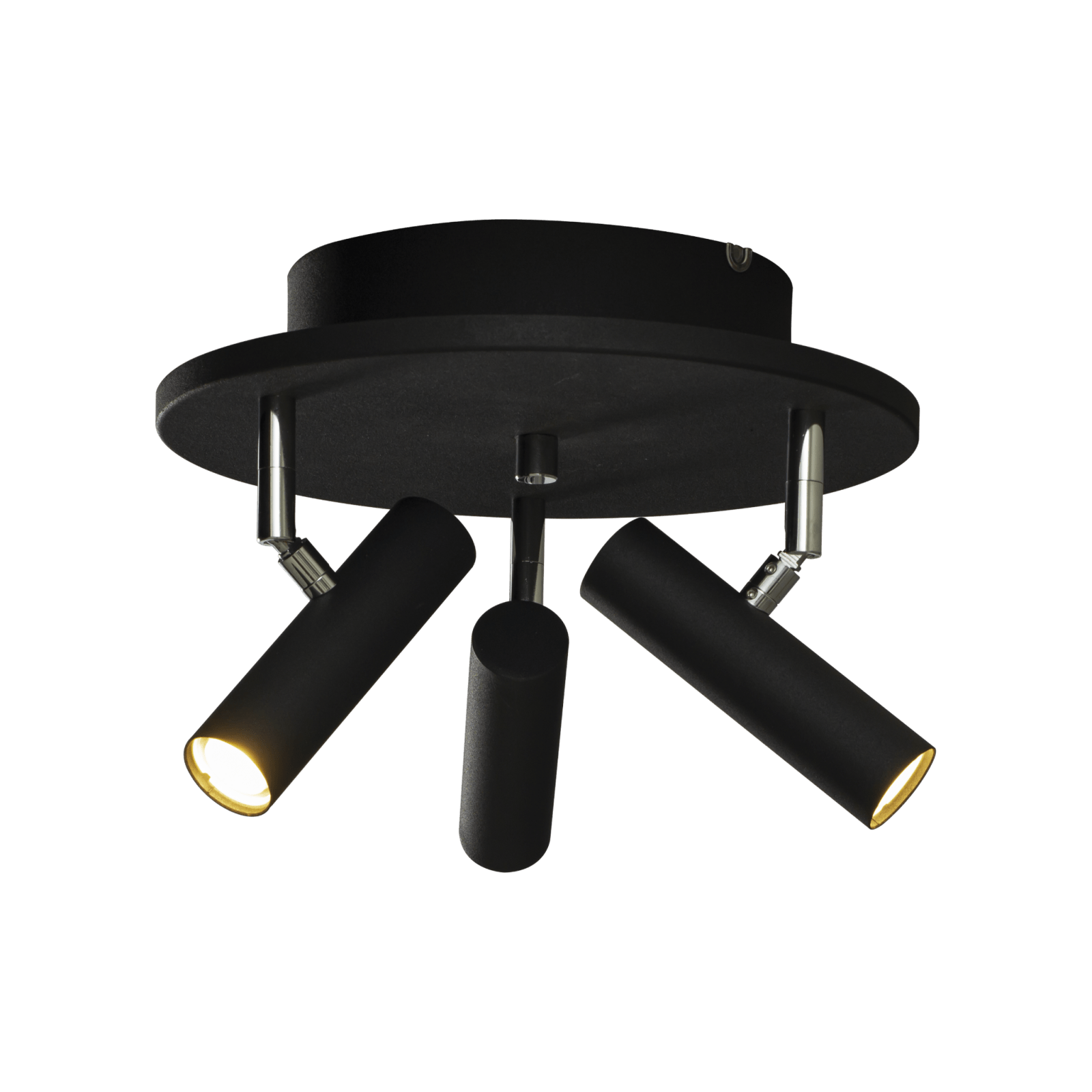 Aneta Lighting ARTIC takspot rund 3:a, svart - Azalea Home