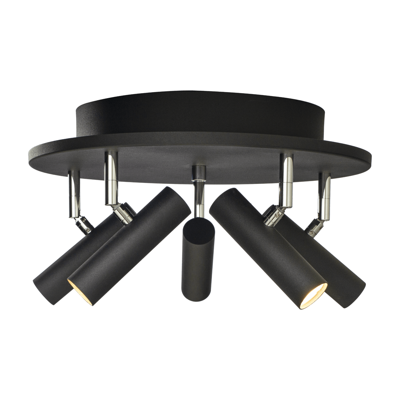 Aneta Lighting ARTIC takspot rund 5:a, svart - Azalea Home