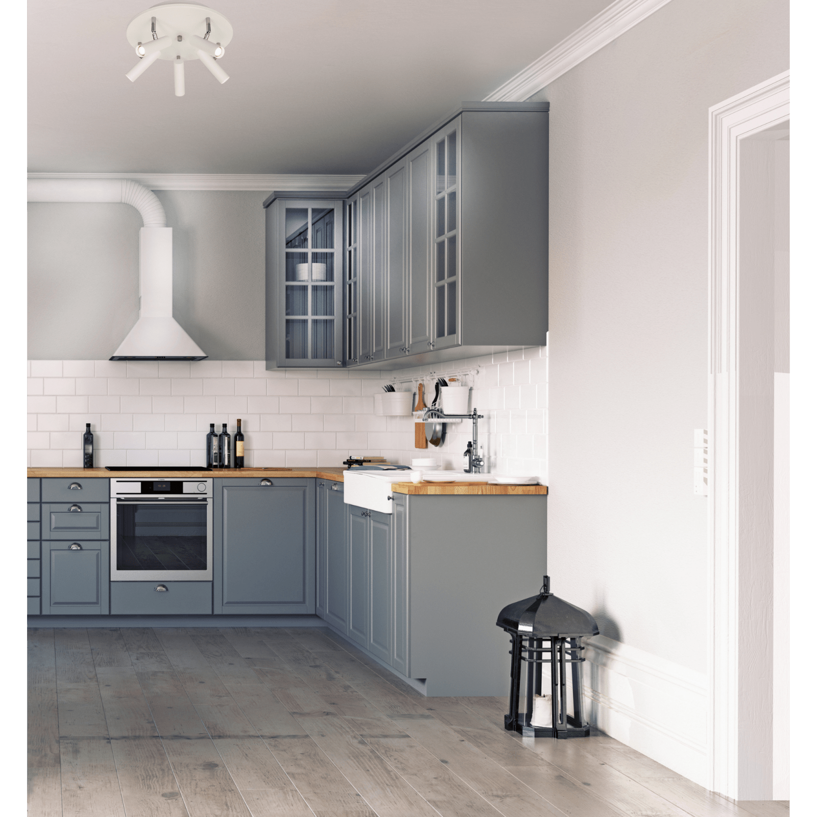 Aneta Lighting ARTIC takspot rund 5:a, vit - Azalea Home