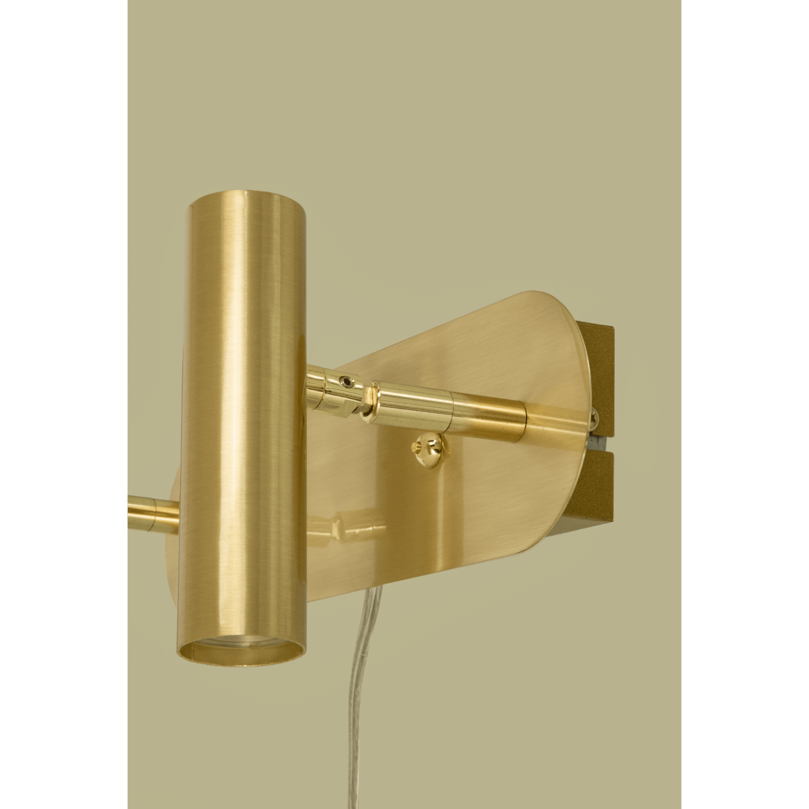 Aneta Lighting ARTIC vägglampa dubbel, matt mässing - Azalea Home