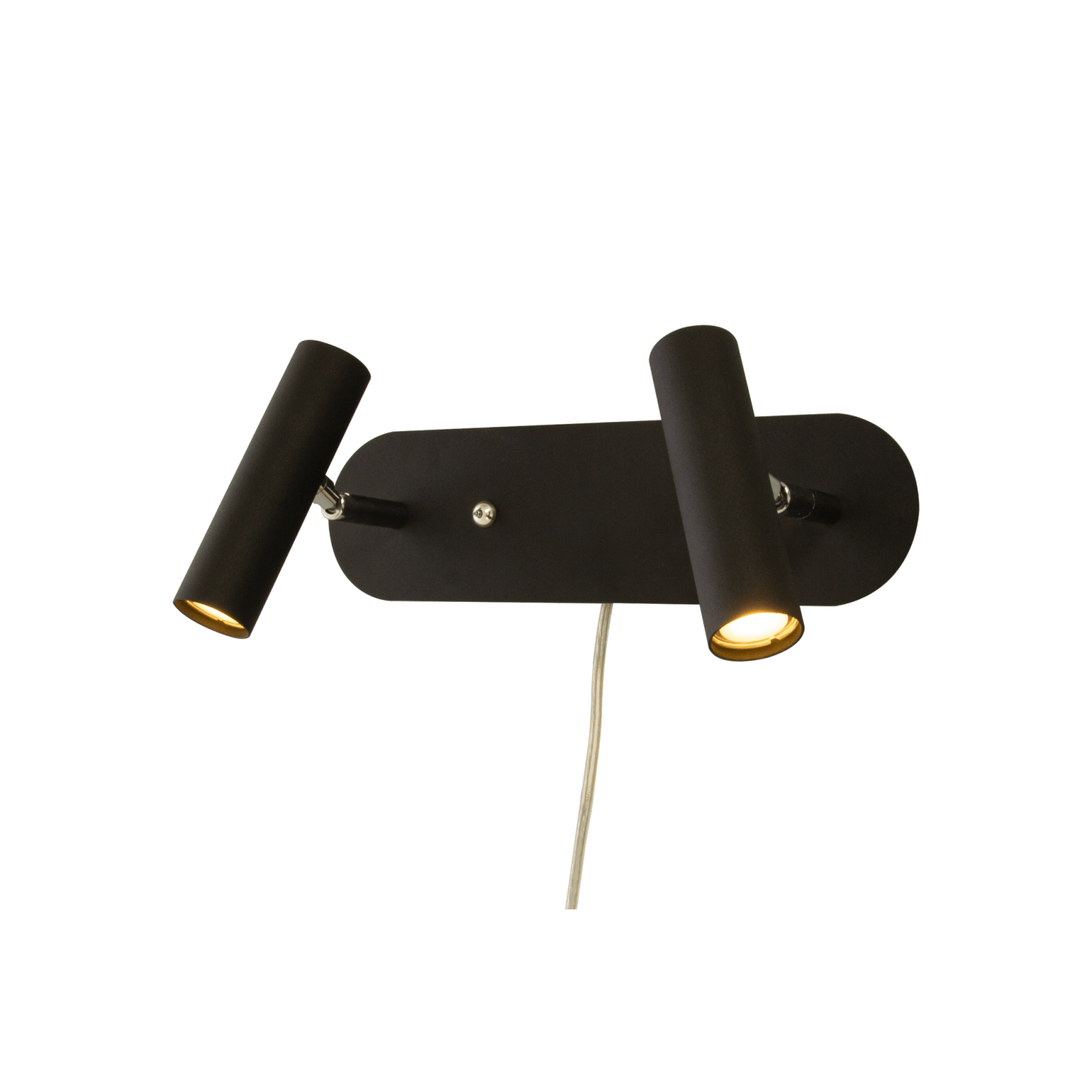 Aneta Lighting ARTIC vägglampa dubbel. svart - Azalea Home