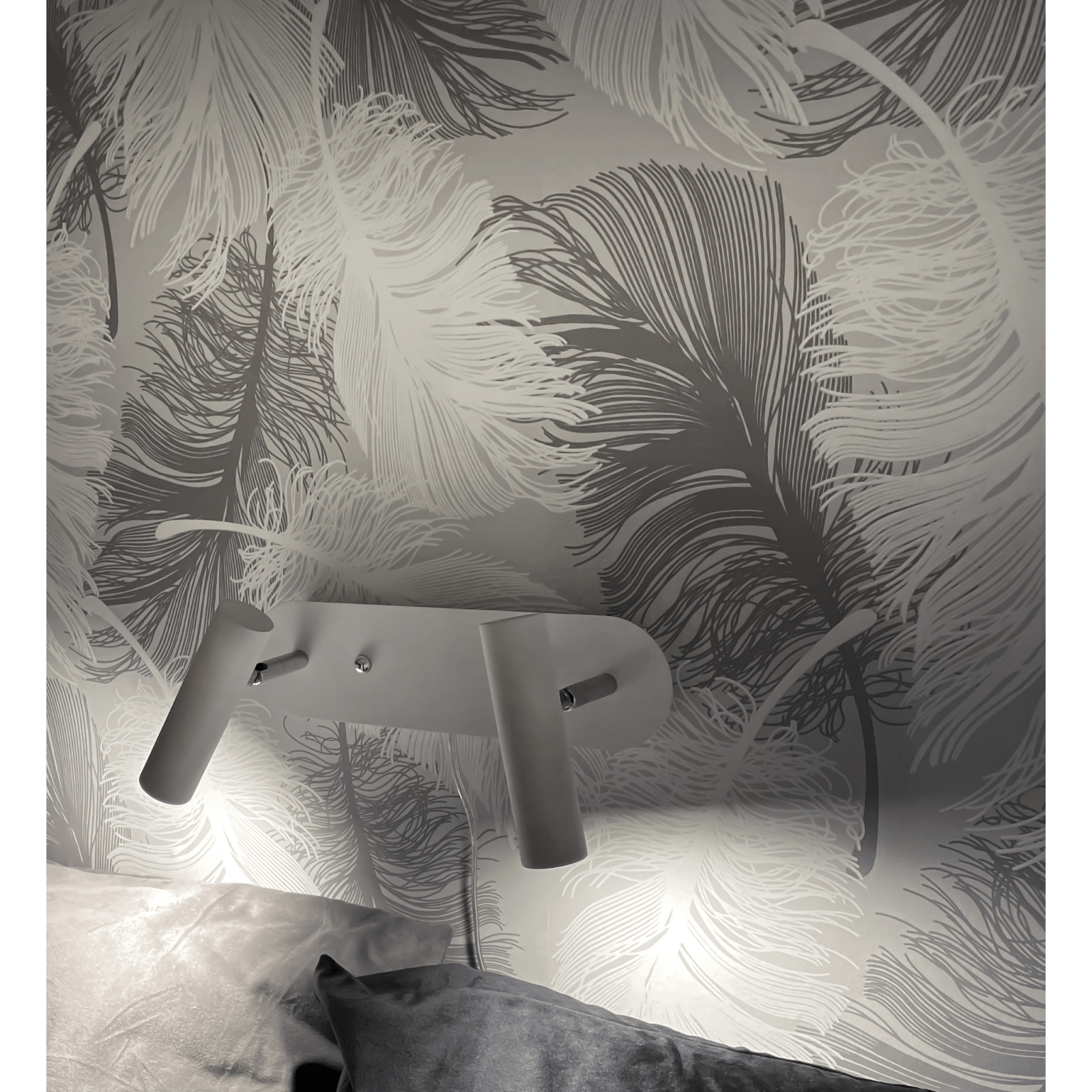 Aneta Lighting ARTIC vägglampa dubbel, vit - Azalea Home