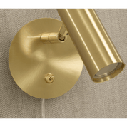 Aneta Lighting ARTIC vägglampa, matt mässing - Azalea Home