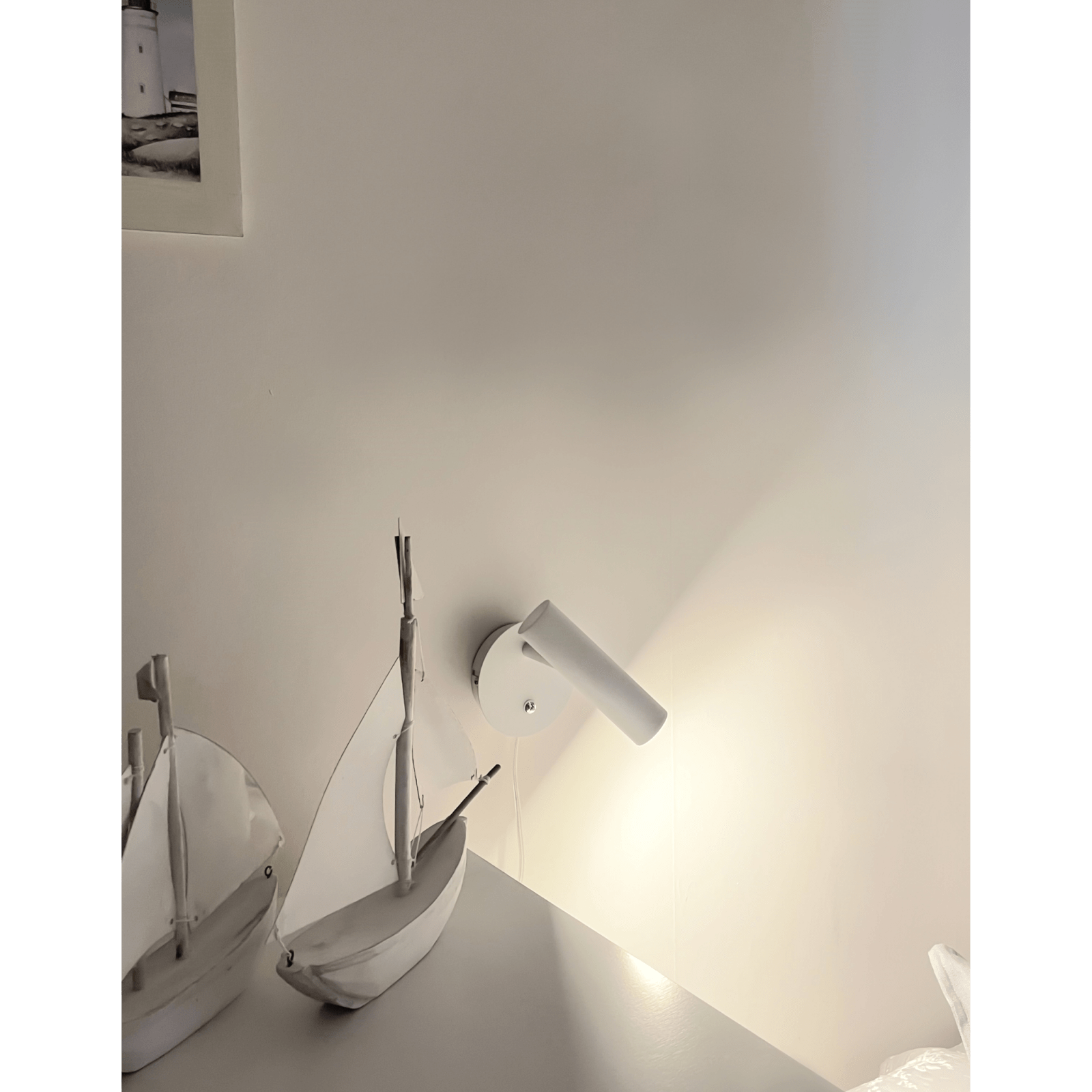 Aneta Lighting ARTIC vägglampa, vit - Azalea Home