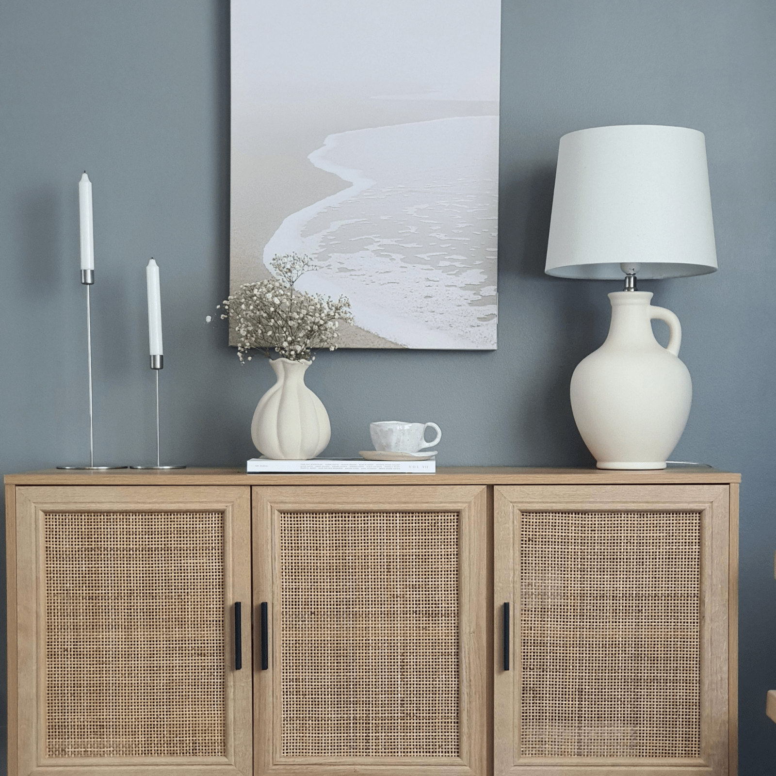Aneta Lighting ATHENA bordslampa, naturvit - Azalea Home