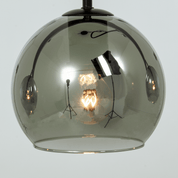 Aneta Lighting ATOM taklampa 5:a rak, svart/rök - Azalea Home