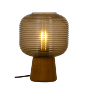 Aneta Lighting AURA bordlampa, brunbets/ brun - Azalea Home