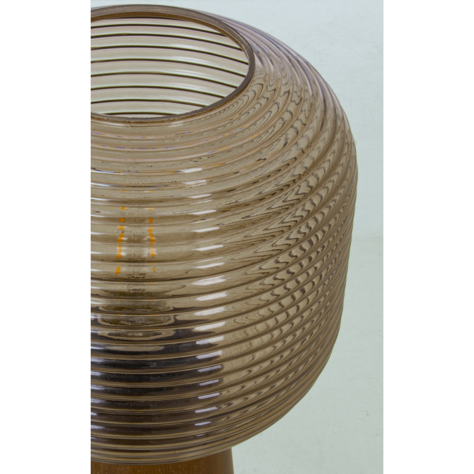Aneta Lighting AURA bordlampa, brunbets/ brun - Azalea Home