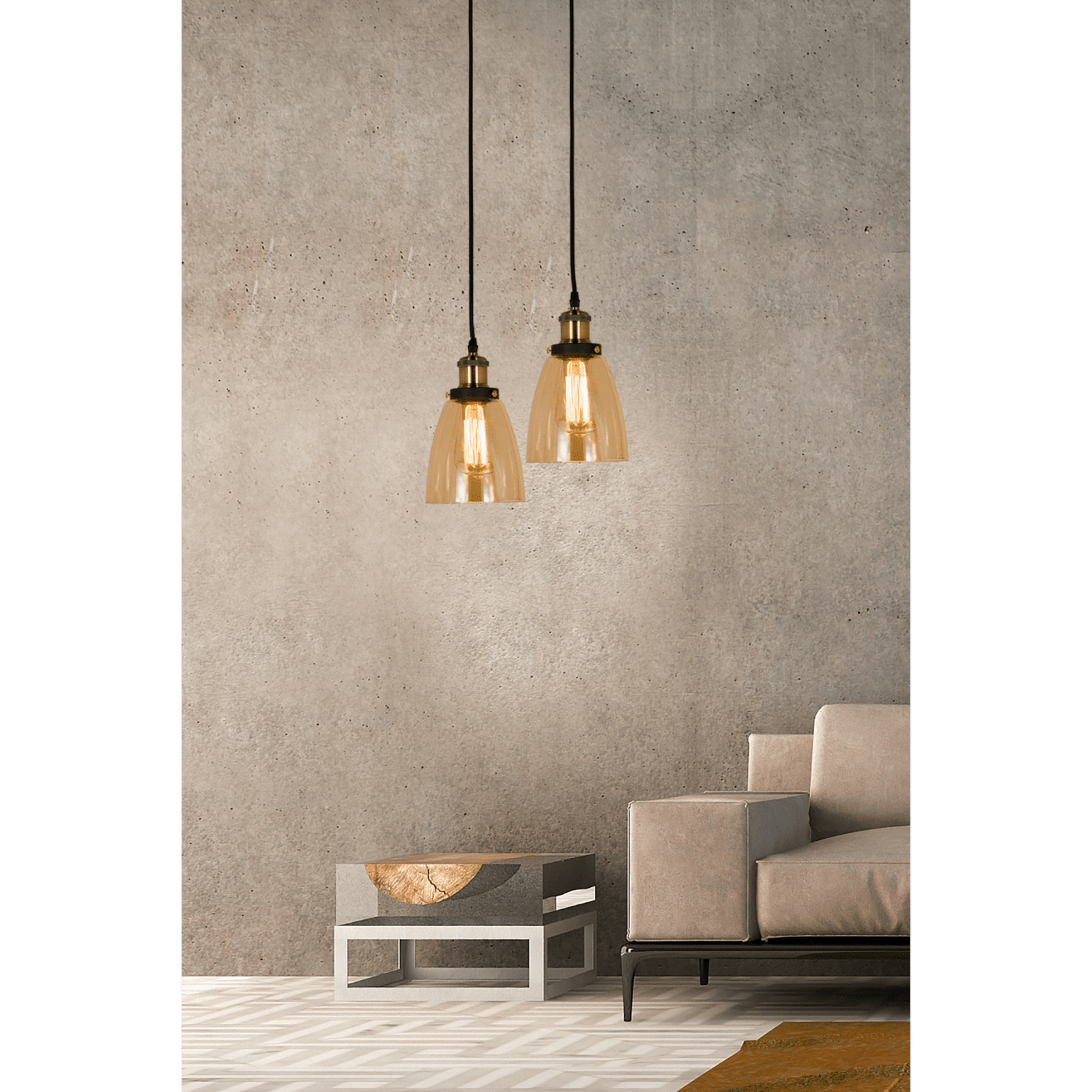 Aneta Lighting BECKY taklampa, Mässing - Azalea Home