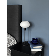 Aneta Lighting BELL bordlampa hög, svart/vit - Azalea Home