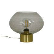 Aneta Lighting BELL bordlampa stor, matt mässing/rök - Azalea Home