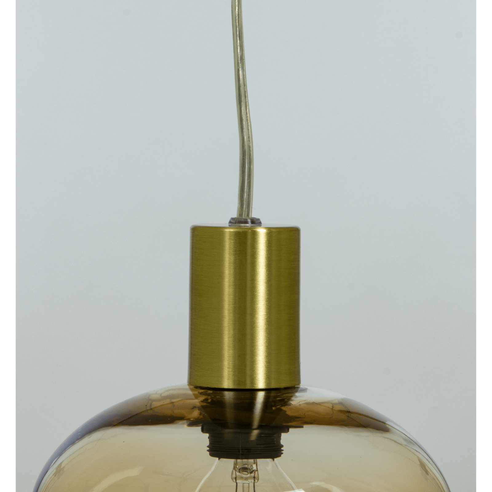 Aneta Lighting BELL fönsterlampa, matt mässing/amber - Azalea Home