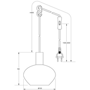 Aneta Lighting BELL fönsterlampa, matt mässing/rök - Azalea Home