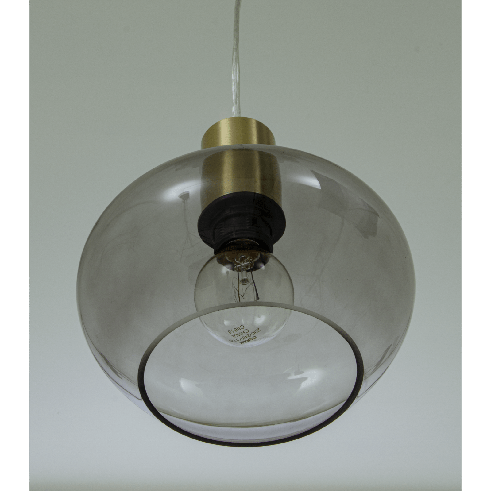 Aneta Lighting BELL fönsterlampa, matt mässing/rök - Azalea Home