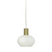 Aneta Lighting BELL fönsterlampa, matt mässing/vit - Azalea Home