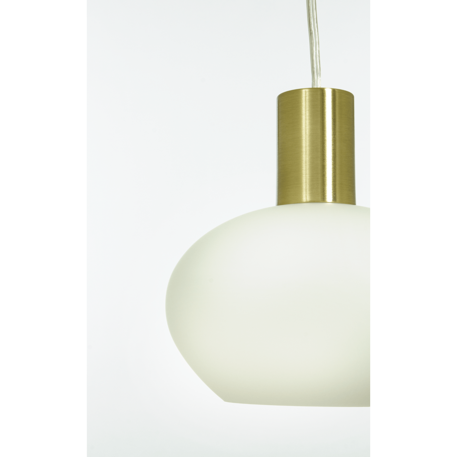 Aneta Lighting BELL fönsterlampa, matt mässing/vit - Azalea Home