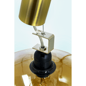 Aneta Lighting BELL taklampa 35cm, matt mässing/amber - Azalea Home