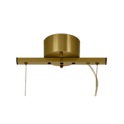 Aneta Lighting BELL taklampa 3:a rak, matt mässing/rök - Azalea Home