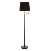Aneta Lighting BIRKA golvlampa, svart/mässing - Azalea Home