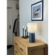 Aneta Lighting BODIL bordslampa, blå/naturvit - Azalea Home