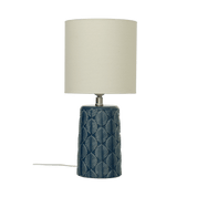 Aneta Lighting BODIL bordslampa, blå/naturvit - Azalea Home