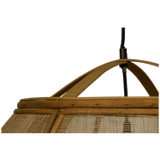 Aneta Lighting BORNEO taklampa Ø50, natur - Azalea Home