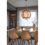 Aneta Lighting BORNEO taklampa Ø50, natur - Azalea Home