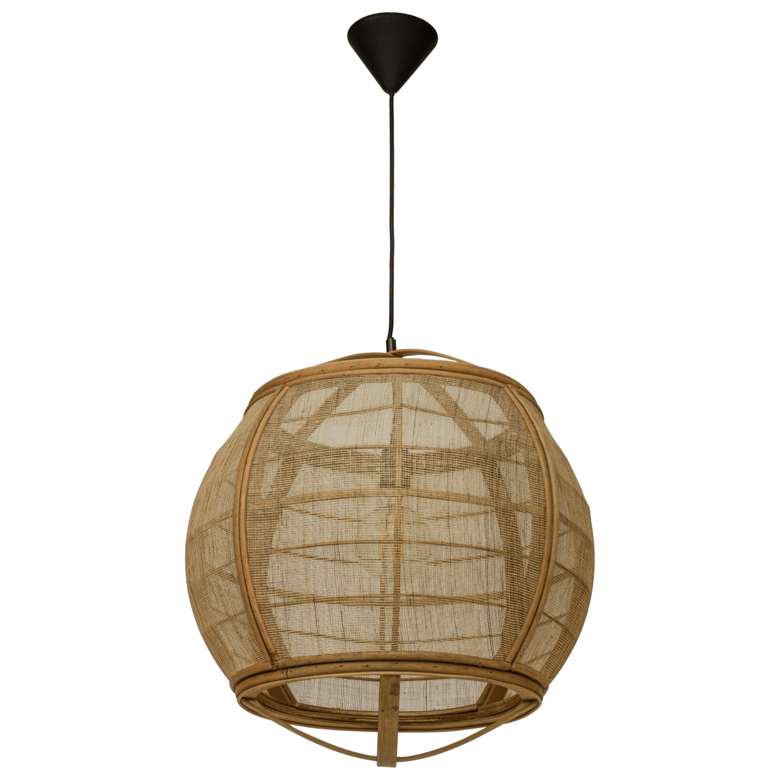 Aneta Lighting BORNEO taklampa Ø50, natur - Azalea Home